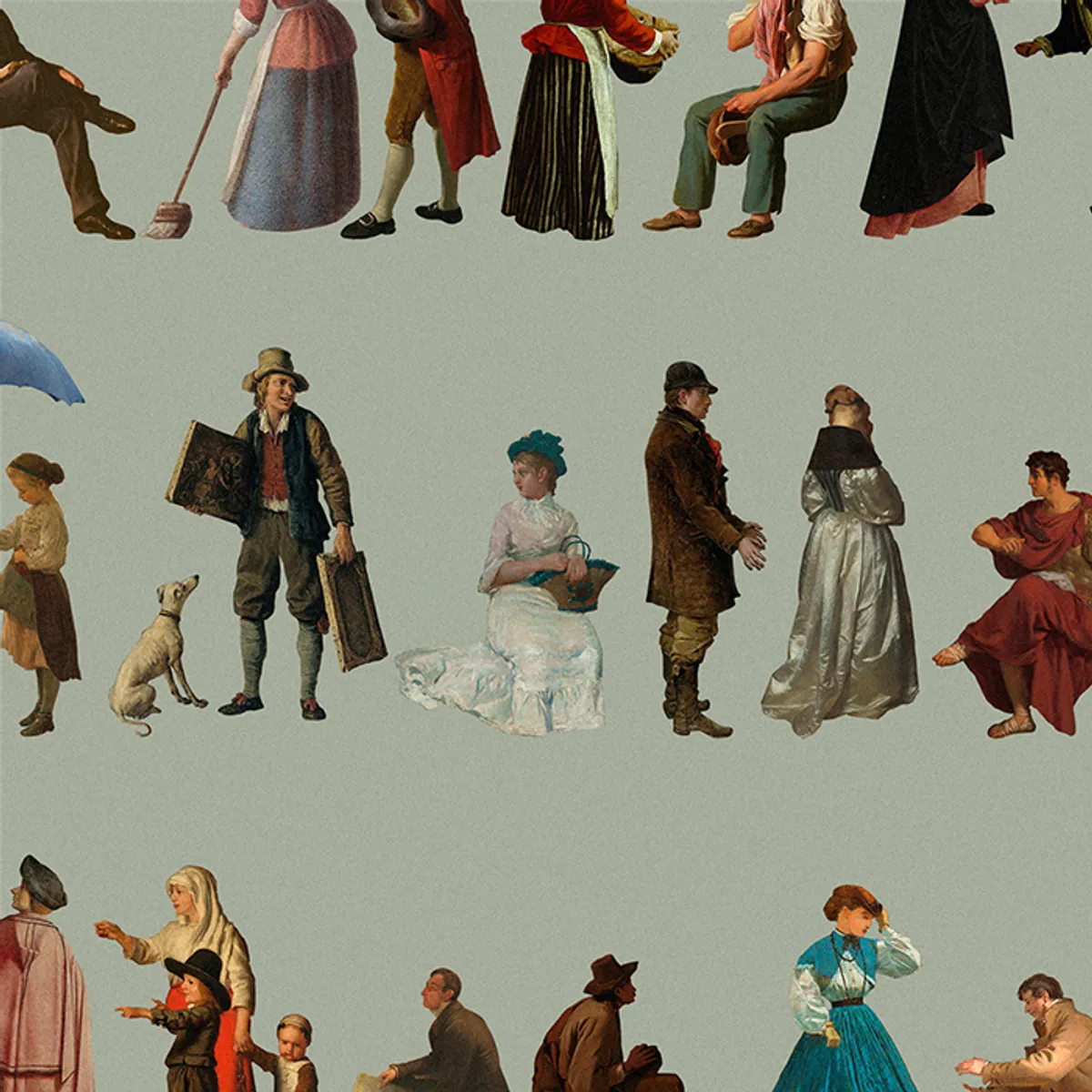 Classic Collage Cutouts second version zoom