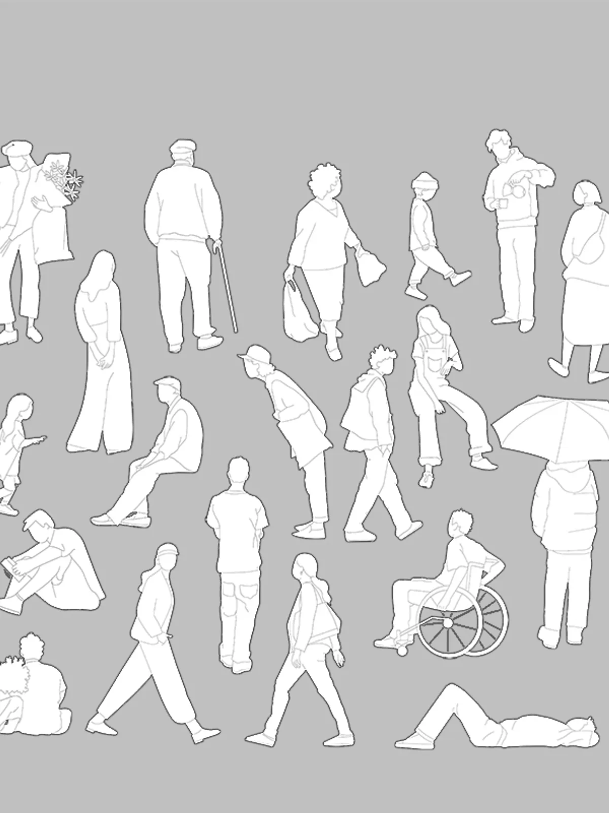 Conceptual people line