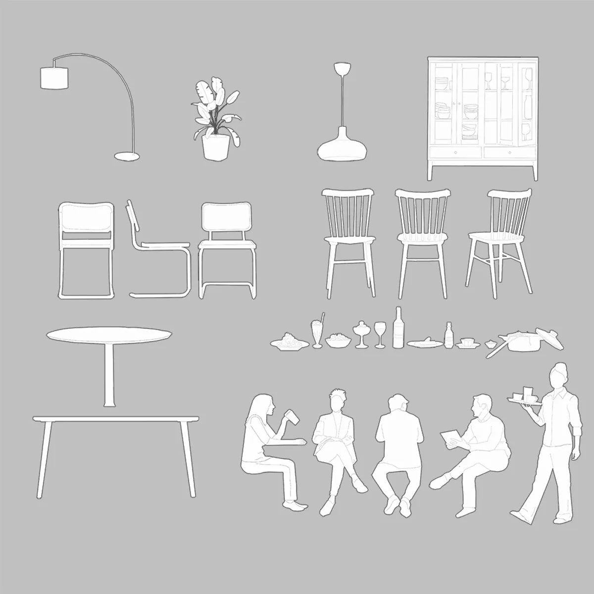Dining Room Elevation Line