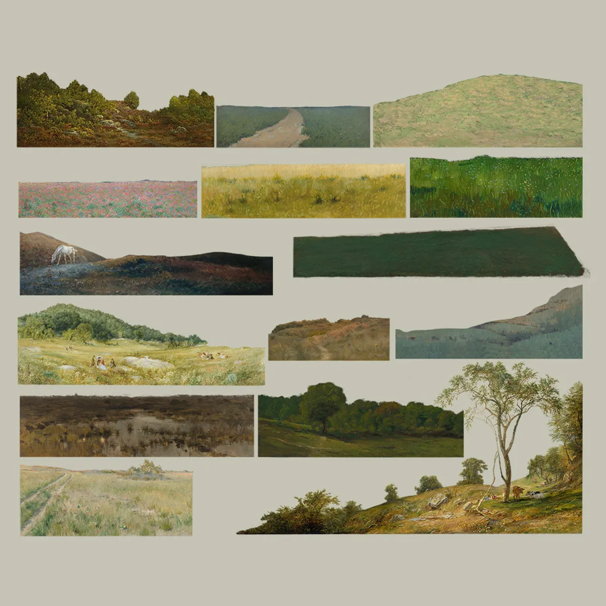 Grass Painting Collage Pack 1