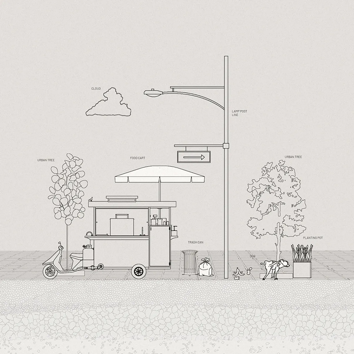 Urban Furniture Scene