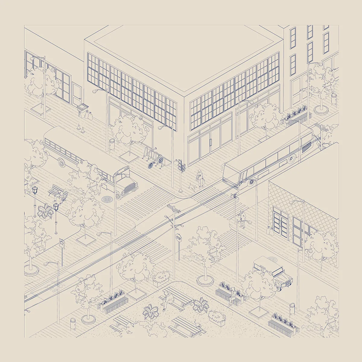 Urban Minimal Isometric scene 1
